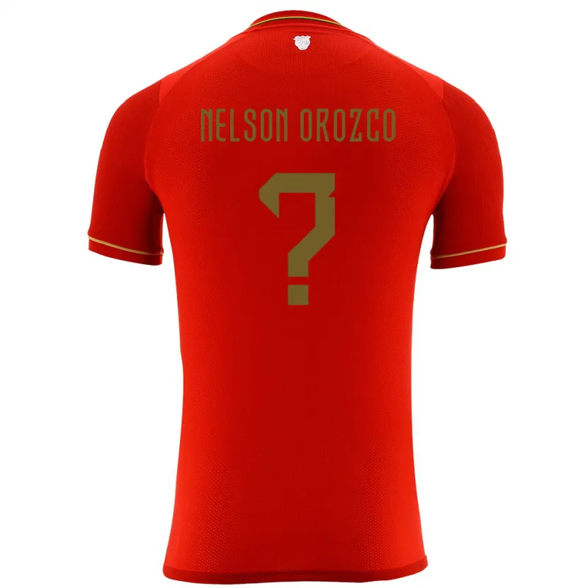 Danxen Women Bolivia Jorge Nelson Orozco #0 Red Away Jersey 24-26 T-Shirt