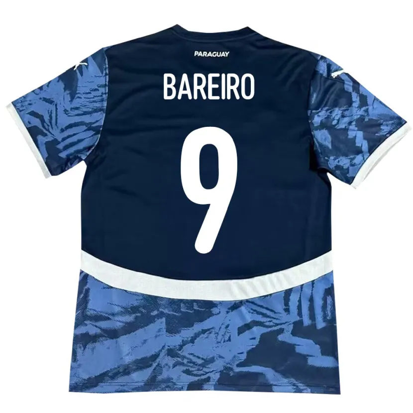 Danxen Women Paraguay Adam Bareiro #9 Blue Away Jersey 24-26 T-Shirt