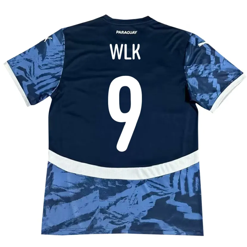 Danxen Women Paraguay Allan Wlk #9 Blue Away Jersey 24-26 T-Shirt