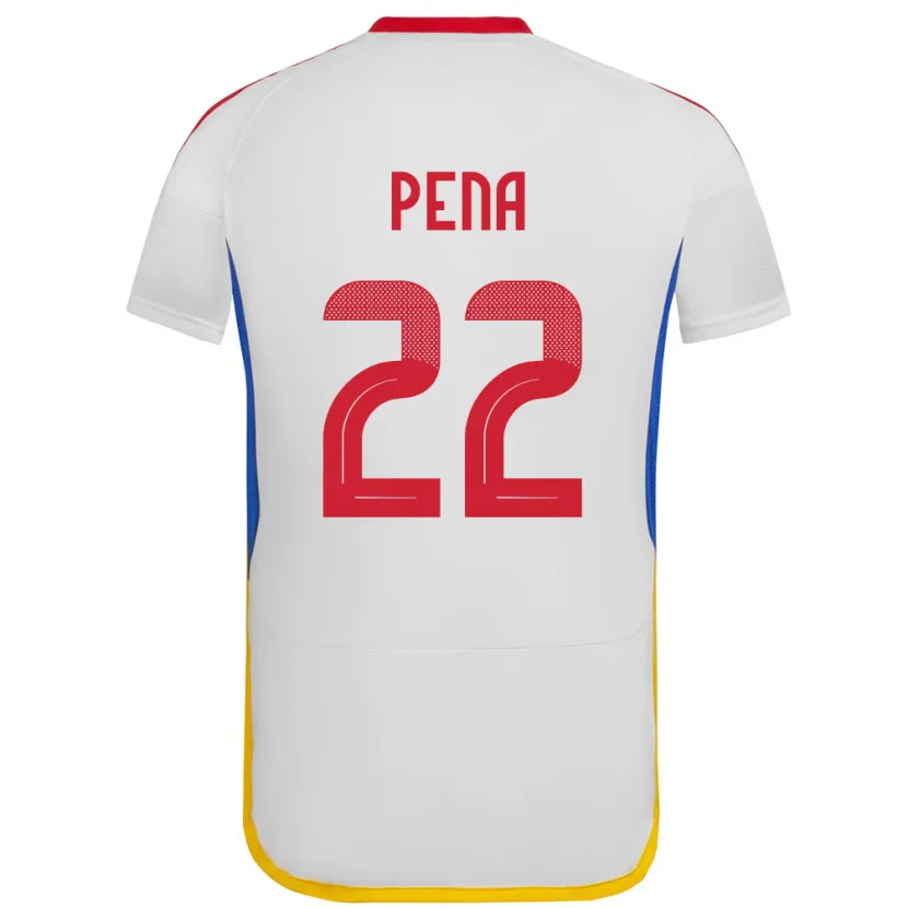Danxen Women Venezuela Lewuis Peña #22 White Away Jersey 24-26 T-Shirt