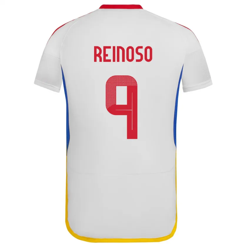 Danxen Women Venezuela Lucciano Reinoso #9 White Away Jersey 24-26 T-Shirt