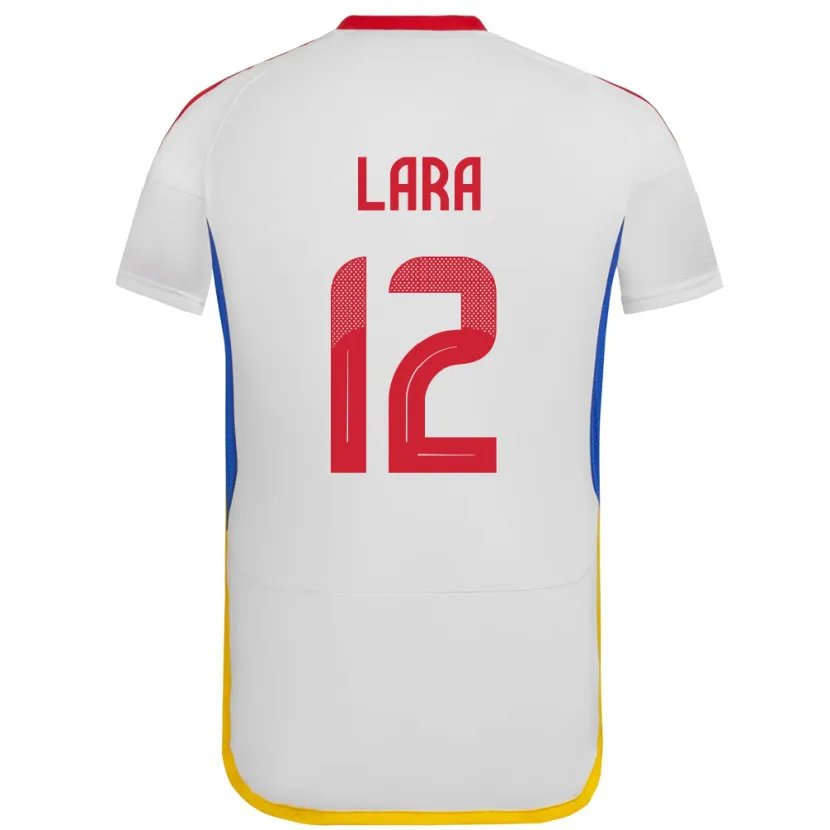 Danxen Women Venezuela Jesús Lara #12 White Away Jersey 24-26 T-Shirt