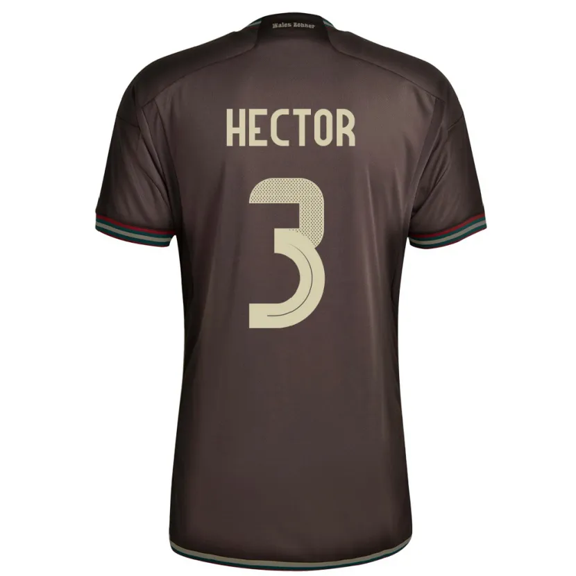 Danxen Women Jamaica Michael Hector #3 Night Brown Away Jersey 24-26 T-Shirt