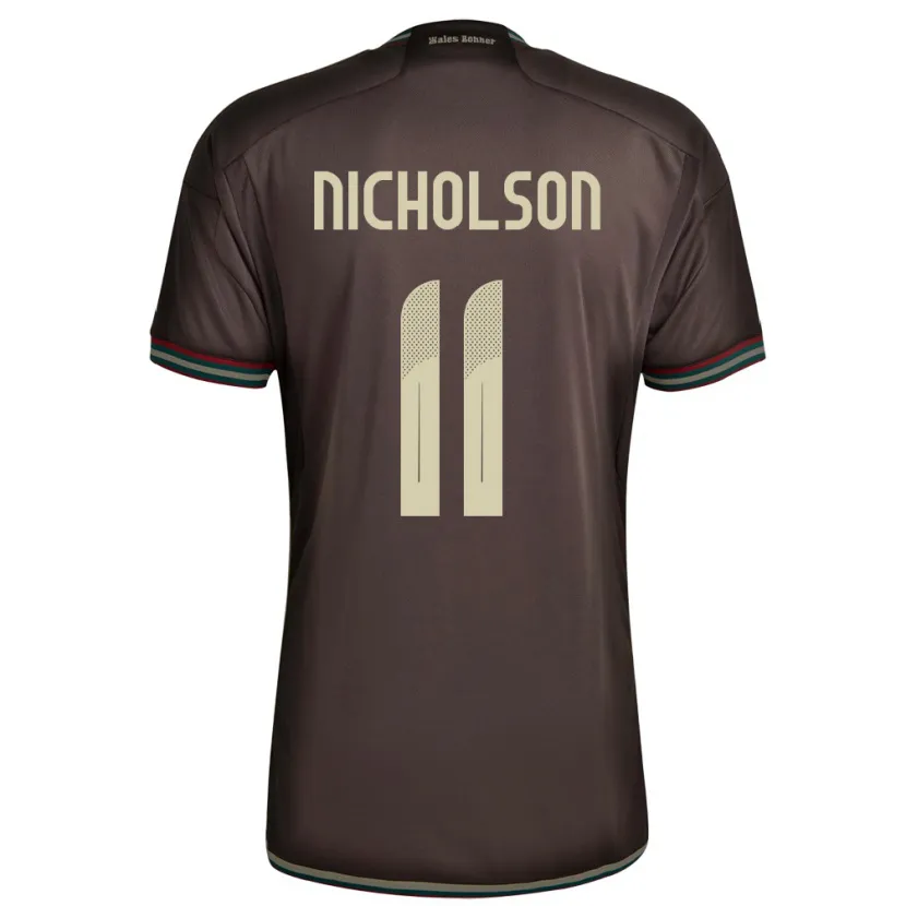 Danxen Women Jamaica Shamar Nicholson #11 Night Brown Away Jersey 24-26 T-Shirt