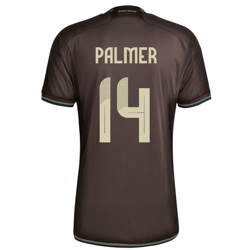 Danxen Women Jamaica Kasey Palmer #14 Night Brown Away Jersey 24-26 T-Shirt
