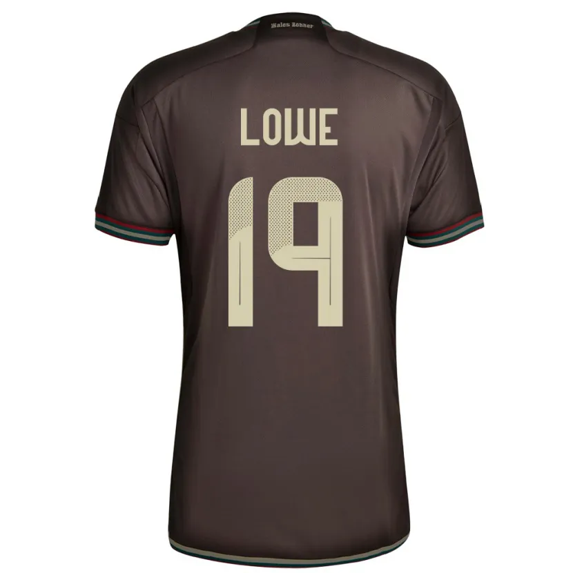 Danxen Women Jamaica Jamal Lowe #19 Night Brown Away Jersey 24-26 T-Shirt