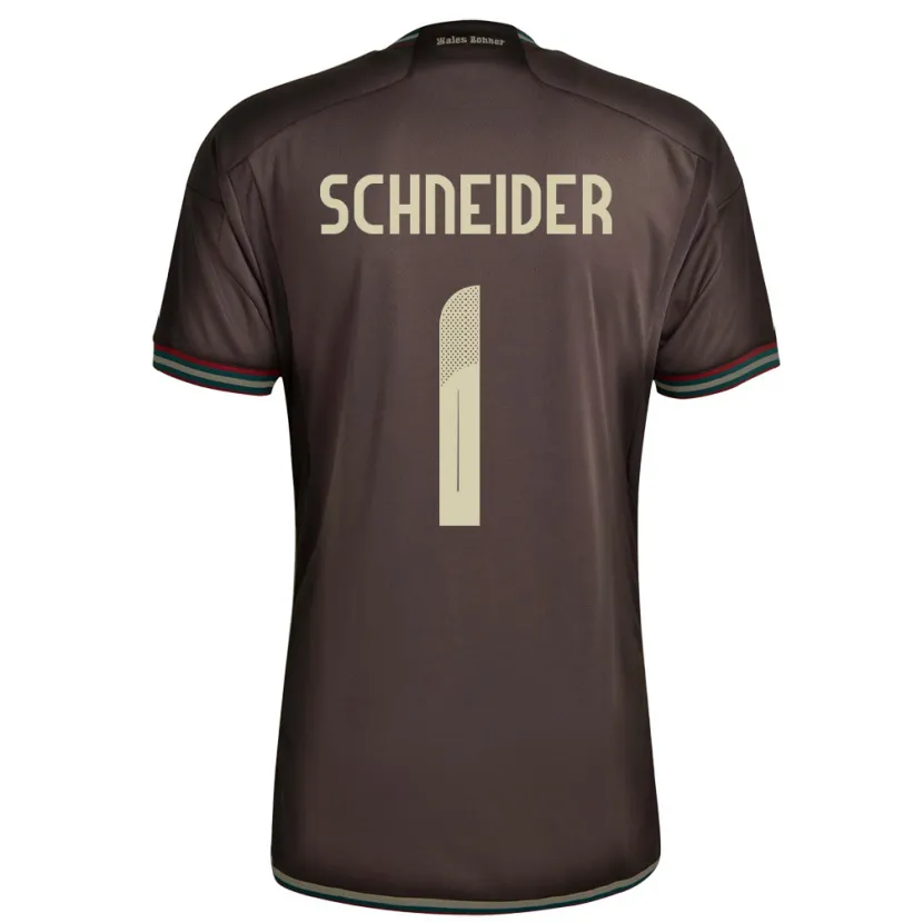 Danxen Women Jamaica Sydney Schneider #1 Night Brown Away Jersey 24-26 T-Shirt