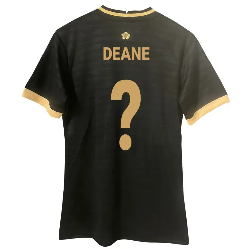 Danxen Women Panama Sean Deane #0 Black Away Jersey 24-26 T-Shirt