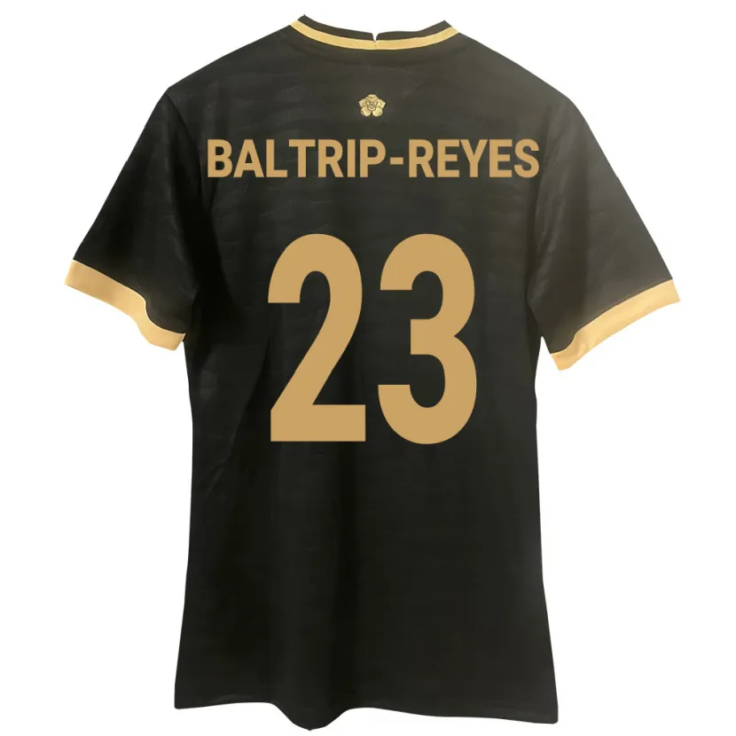 Danxen Women Panama Carina Baltrip-Reyes #23 Black Away Jersey 24-26 T-Shirt