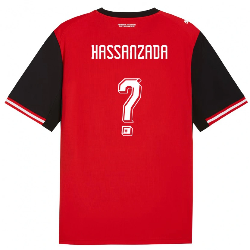 Danxen Kid Austria Milad Hassanzada #0 Black White Home Jersey 26-28 T-Shirt