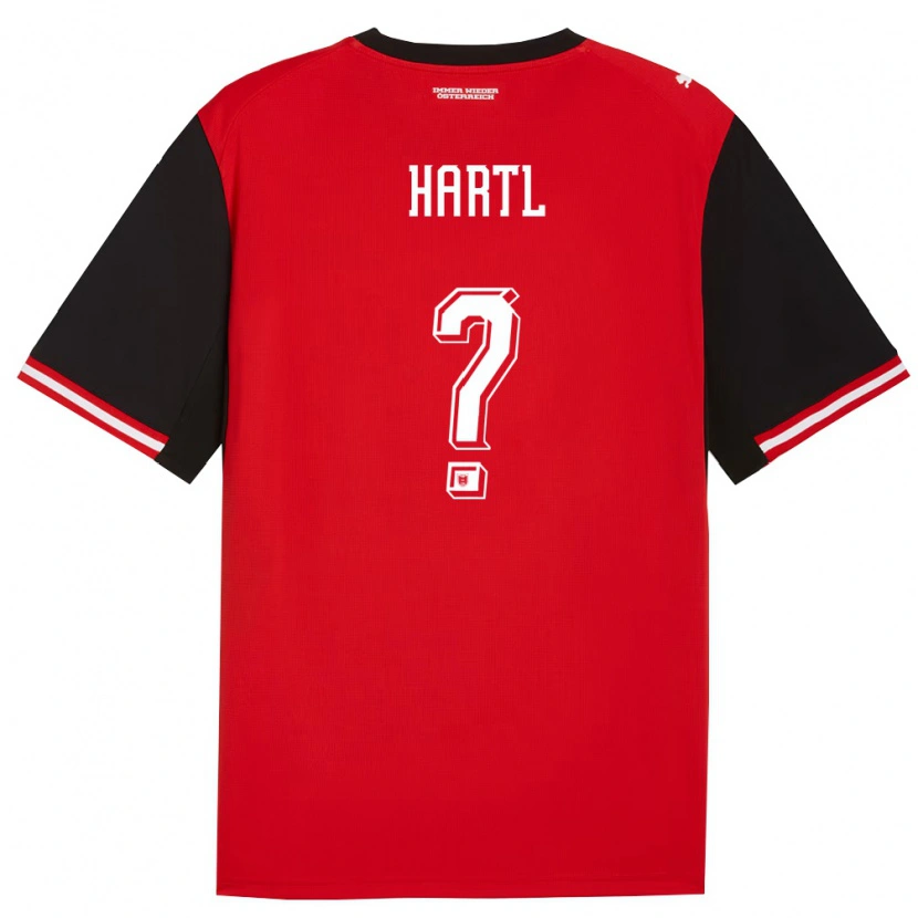 Danxen Kid Austria Samuel Hartl #0 Black White Home Jersey 26-28 T-Shirt