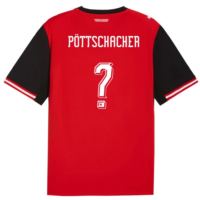 Danxen Kid Austria Beni Pöttschacher #0 Black White Home Jersey 26-28 T-Shirt