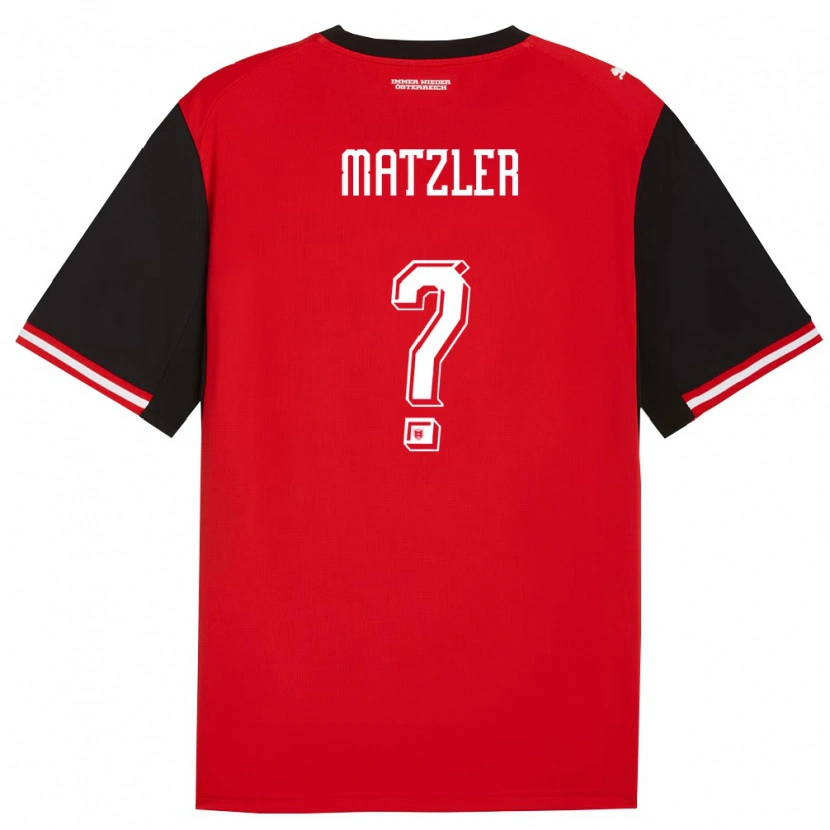 Danxen Kid Austria Leo Mätzler #0 Black White Home Jersey 26-28 T-Shirt