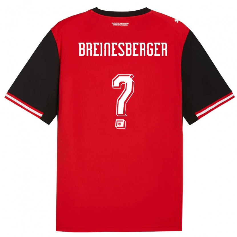 Danxen Kid Austria Christoph Breinesberger #0 Black White Home Jersey 26-28 T-Shirt