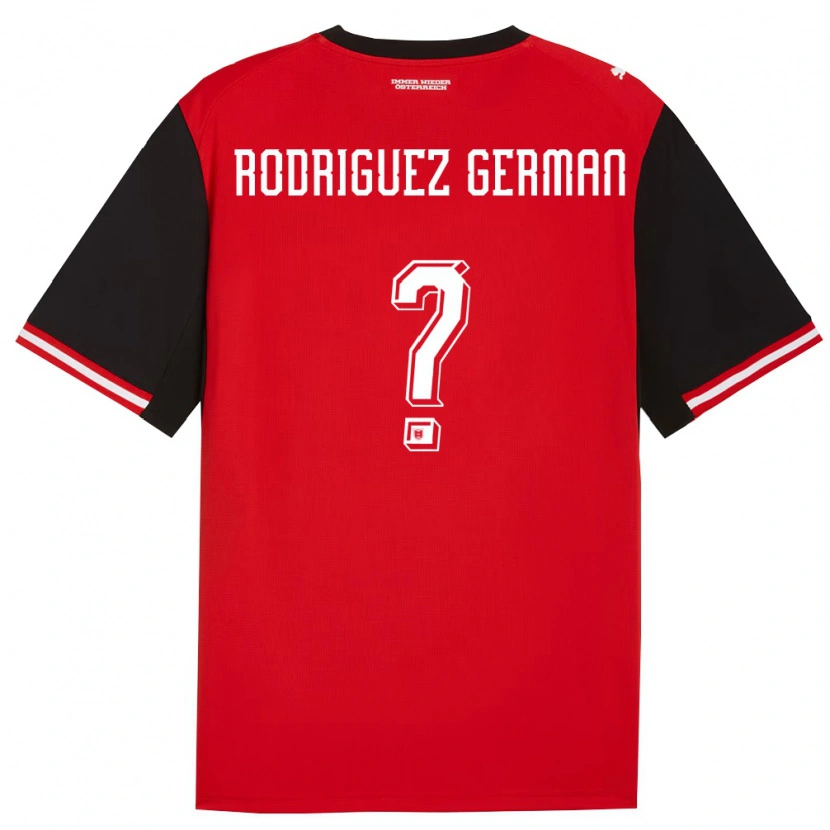 Danxen Kid Austria Ryan Rodriguez German #0 Black White Home Jersey 26-28 T-Shirt