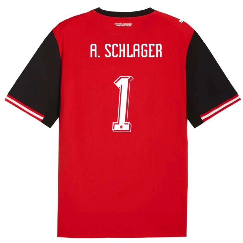 Danxen Kid Austria Alexander Schlager #1 Black White Home Jersey 26-28 T-Shirt