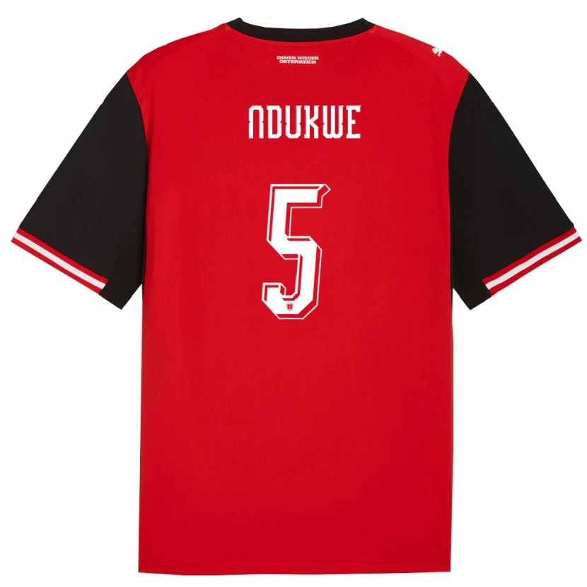 Danxen Kid Austria Ifeanyi Ndukwe #5 Black White Home Jersey 26-28 T-Shirt
