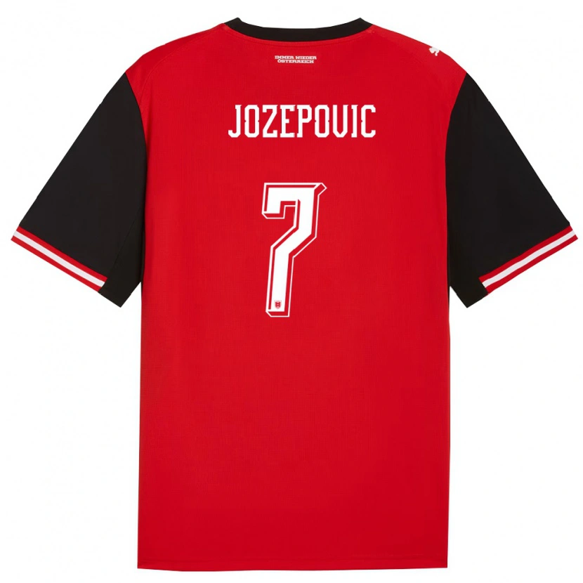Danxen Kid Austria Nicolas Jozepovic #7 Black White Home Jersey 26-28 T-Shirt