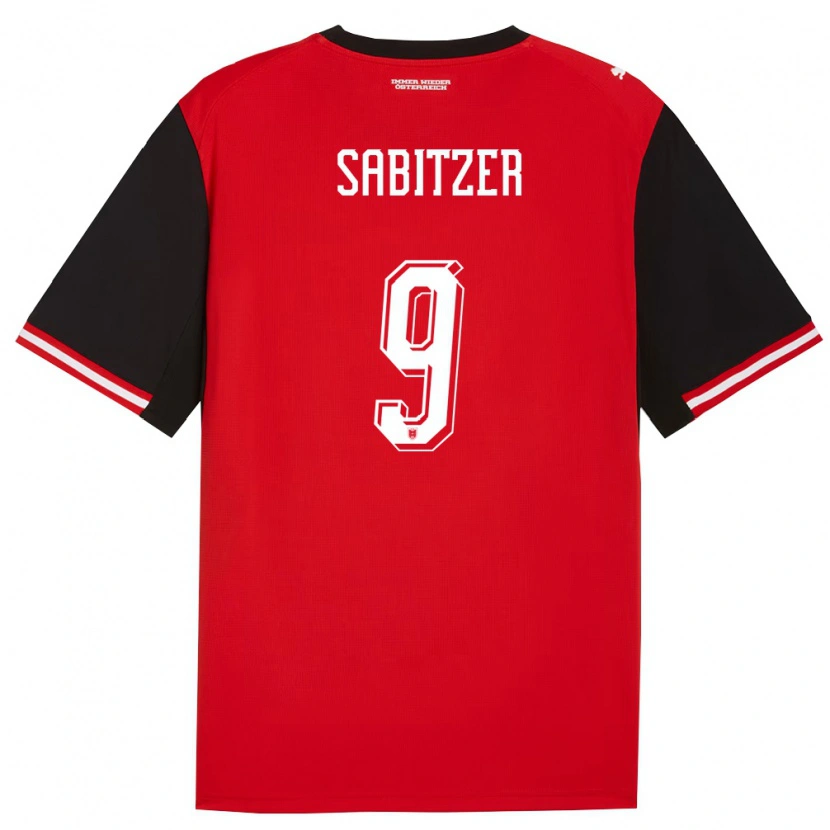 Danxen Kid Austria Marcel Sabitzer #9 Black White Home Jersey 26-28 T-Shirt