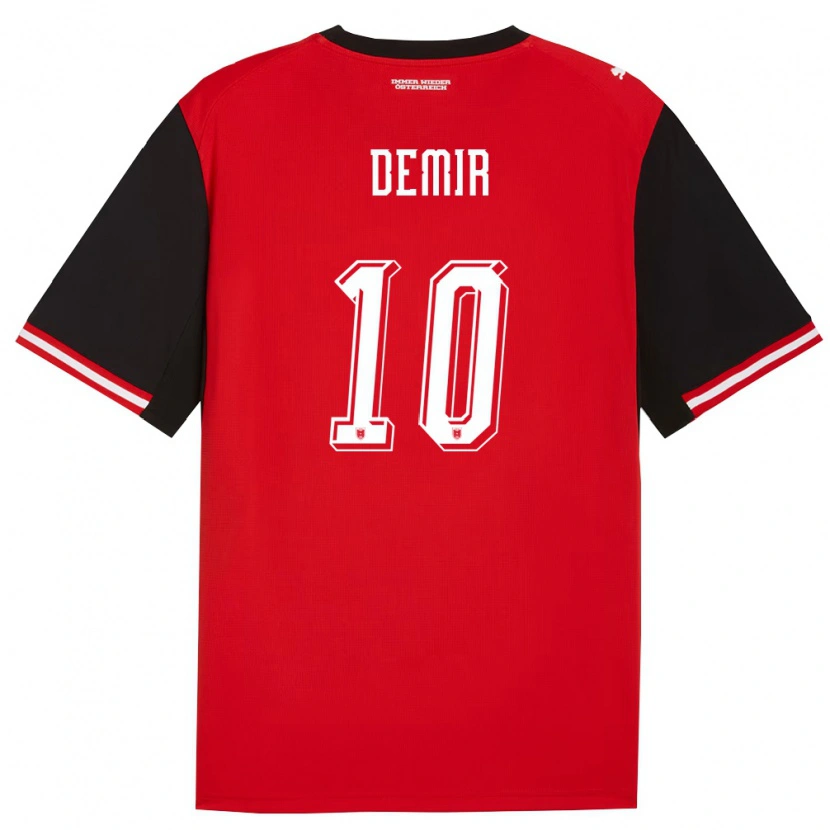 Danxen Kid Austria Yusuf Demir #10 Black White Home Jersey 26-28 T-Shirt