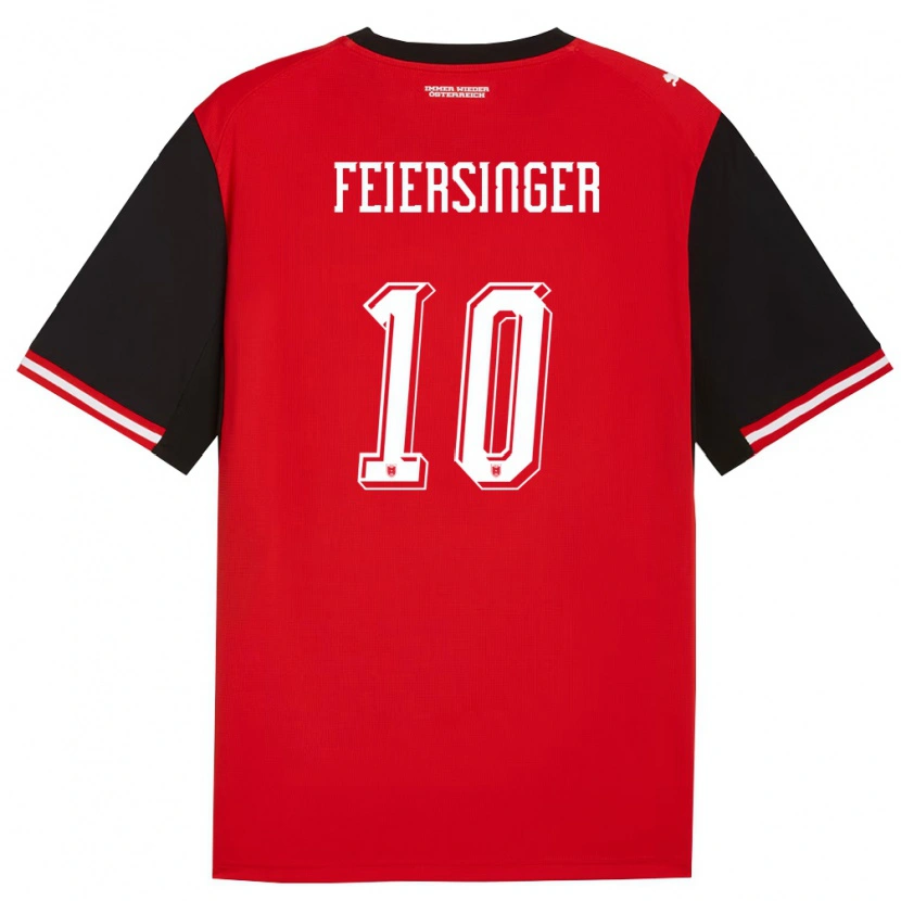 Danxen Kid Austria Laura Feiersinger #10 Black White Home Jersey 26-28 T-Shirt