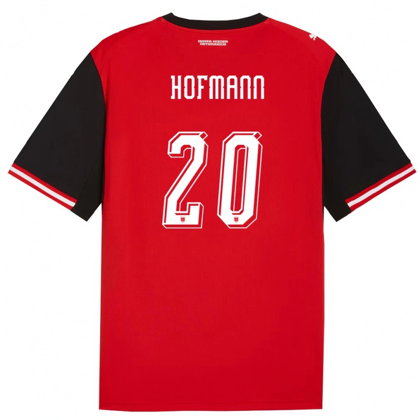 Danxen Kid Austria Florian Hofmann #20 Black White Home Jersey 26-28 T-Shirt