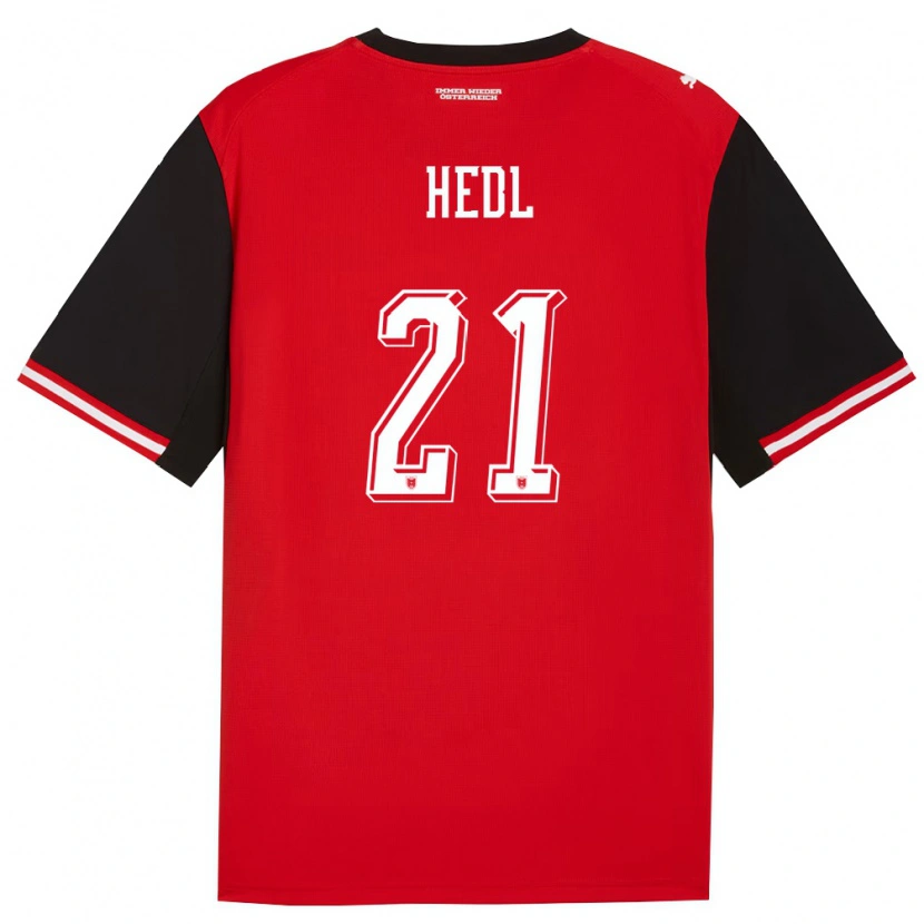 Danxen Kid Austria Philip Hedl #21 Black White Home Jersey 26-28 T-Shirt