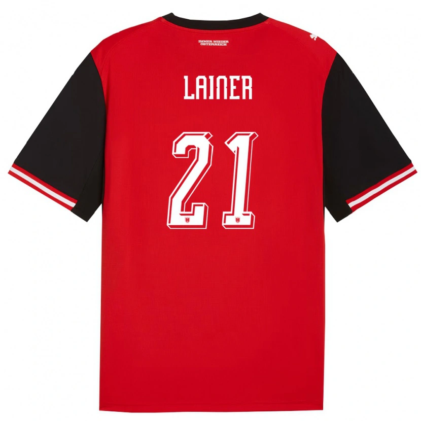 Danxen Kid Austria Stefan Lainer #21 Black White Home Jersey 26-28 T-Shirt