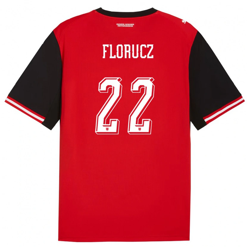 Danxen Kid Austria Raul Florucz #22 Black White Home Jersey 26-28 T-Shirt