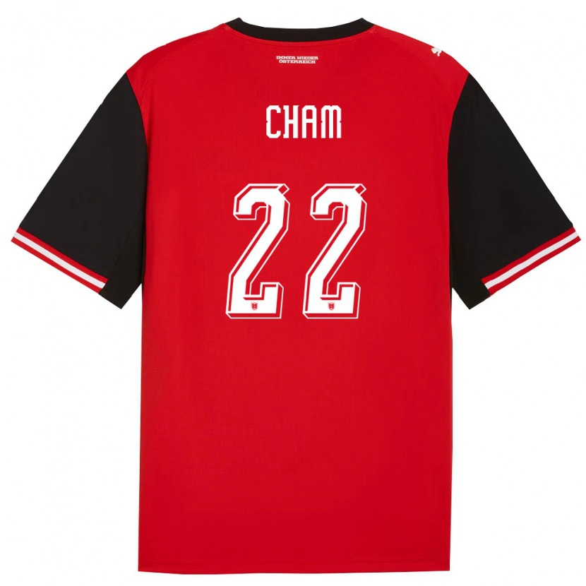 Danxen Kid Austria Muhammed Cham #22 Black White Home Jersey 26-28 T-Shirt