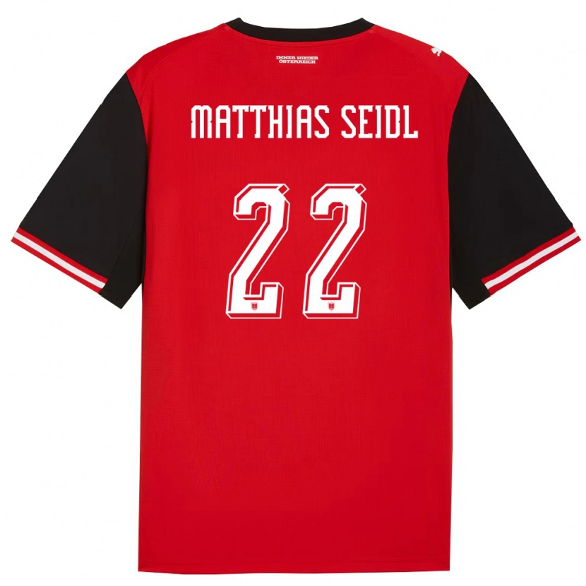 Danxen Kid Austria Matthias Seidl #22 Black White Home Jersey 26-28 T-Shirt