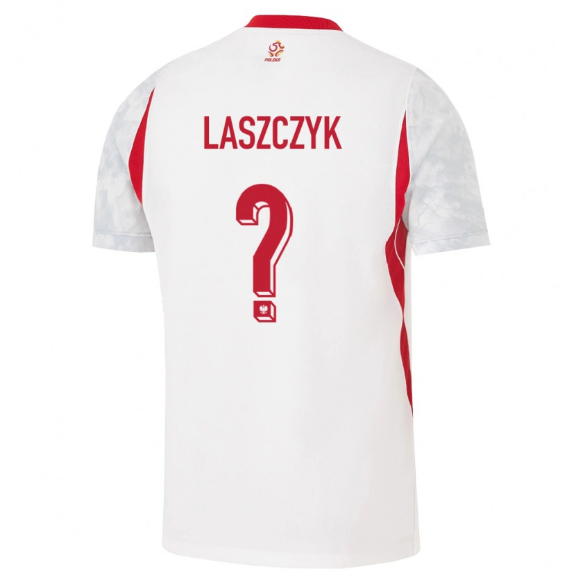 Danxen Kid Poland Marcel Laszczyk #0 White Red Gray Home Jersey 26-28 T-Shirt
