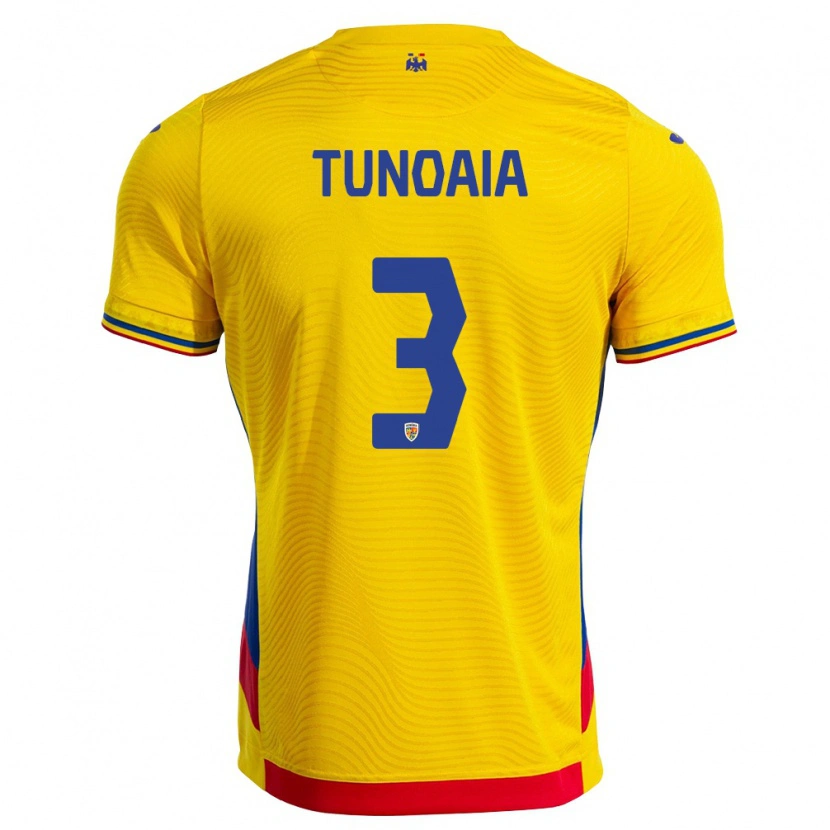 Danxen Kid Romania Alexandra Tunoaia #3 Yellow Red Home Jersey 26-28 T-Shirt