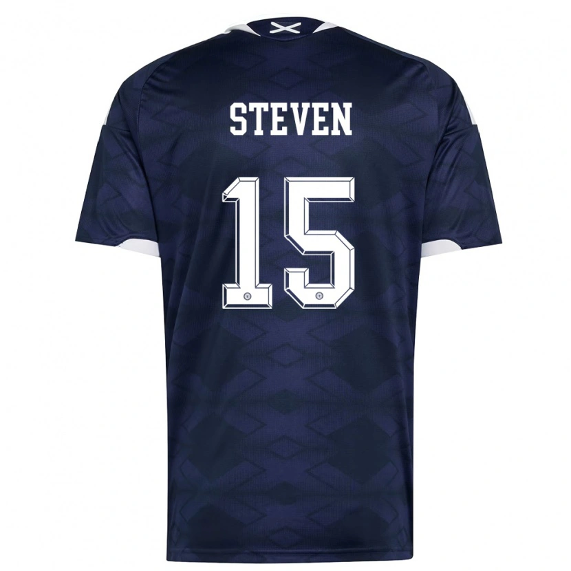 Danxen Kid Scotland Taylor Steven #15 Navy White Home Jersey 26-28 T-Shirt