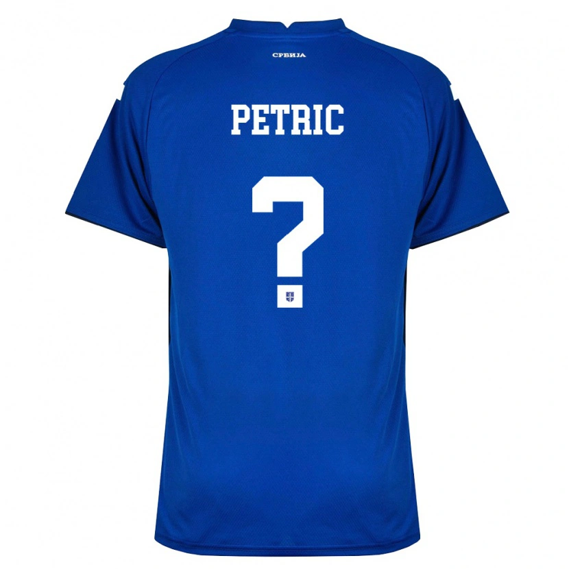 Danxen Kid Serbia Luka Petric #0 Navy Red Home Jersey 26-28 T-Shirt