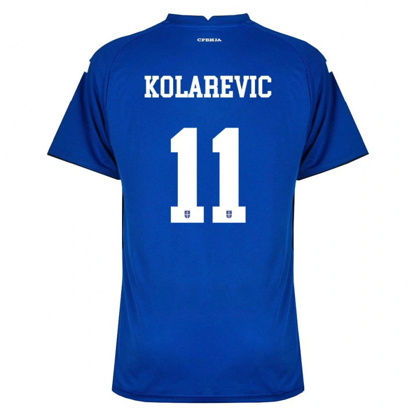 Danxen Kid Serbia Milan Kolarevic #11 Navy Red Home Jersey 26-28 T-Shirt