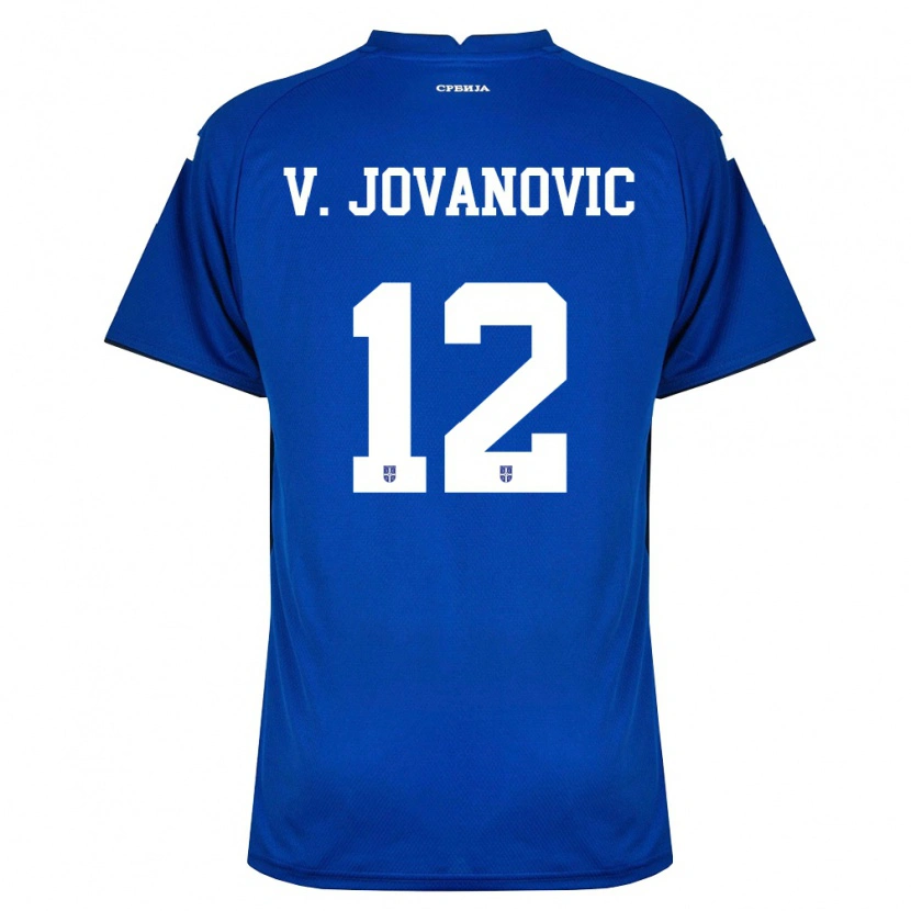 Danxen Kid Serbia Vukasin Jovanovic #12 Navy Red Home Jersey 26-28 T-Shirt