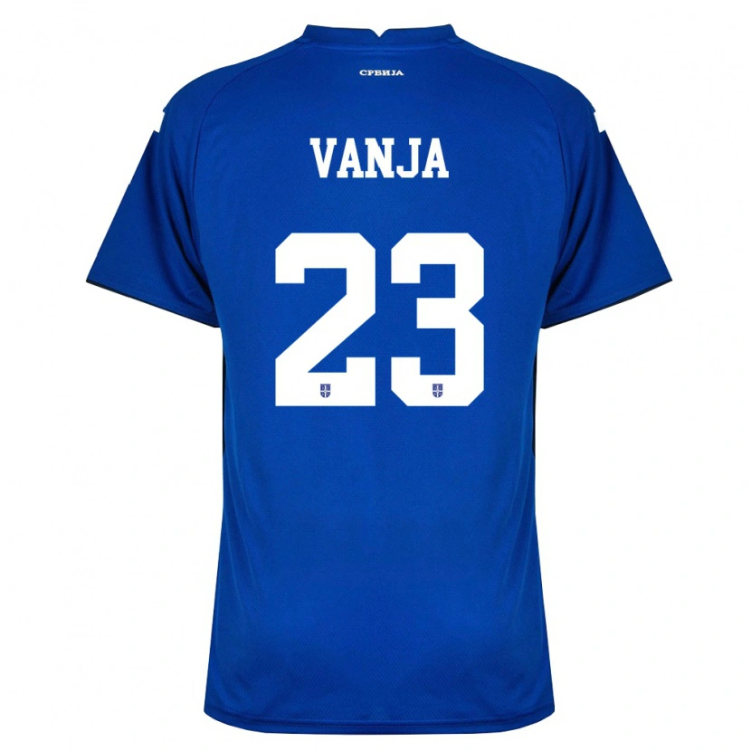 Danxen Kid Serbia Vanja Milinković-Savić #23 Navy Red Home Jersey 26-28 T-Shirt