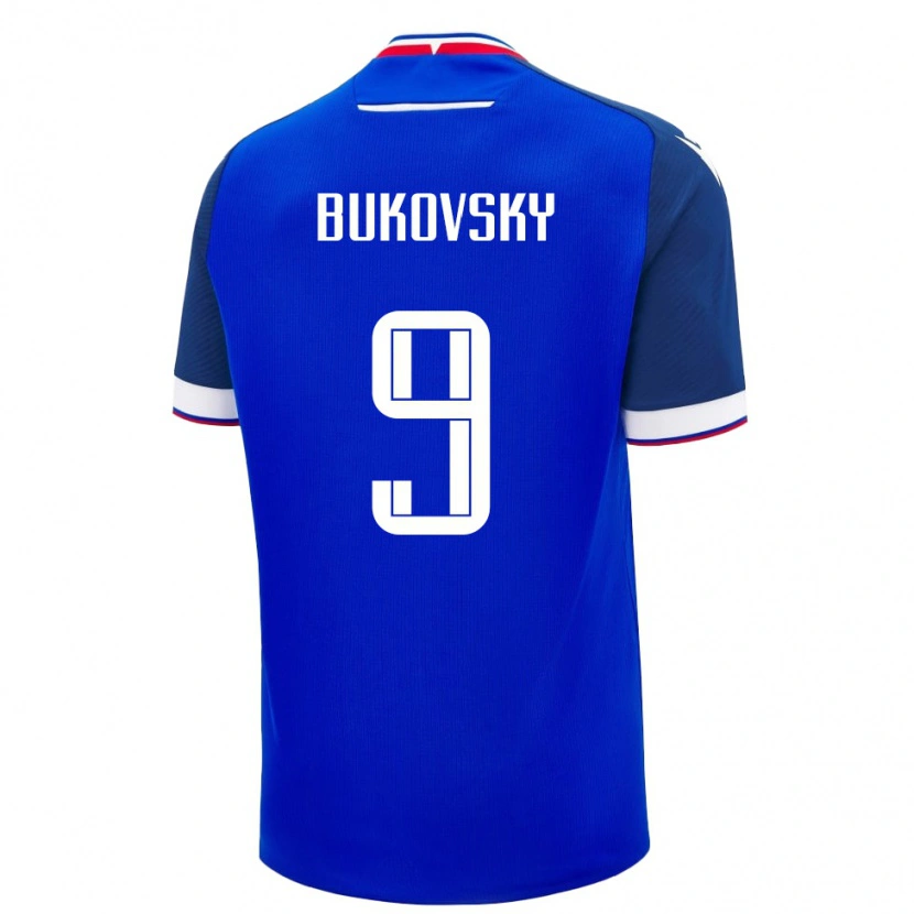 Danxen Kid Slovakia David Bukovsky #9 Blue White Home Jersey 26-28 T-Shirt