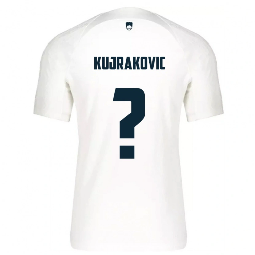 Danxen Kid Slovenia Minel Kujrakovic #0 White Blue Home Jersey 26-28 T-Shirt