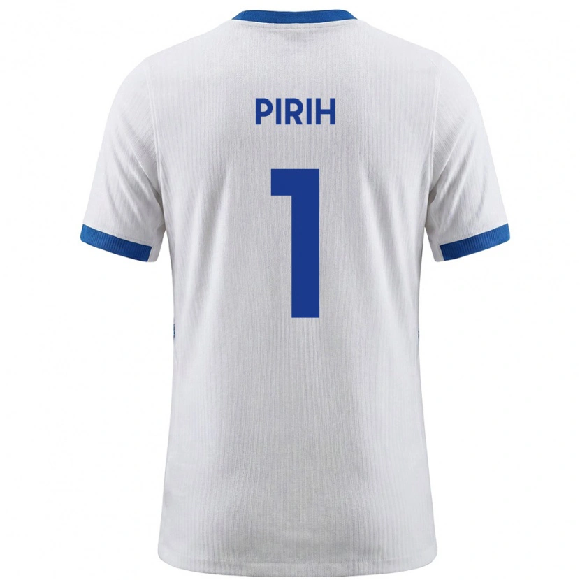 Danxen Kid Slovenia Rene Pirih #1 White Blue Home Jersey 26-28 T-Shirt