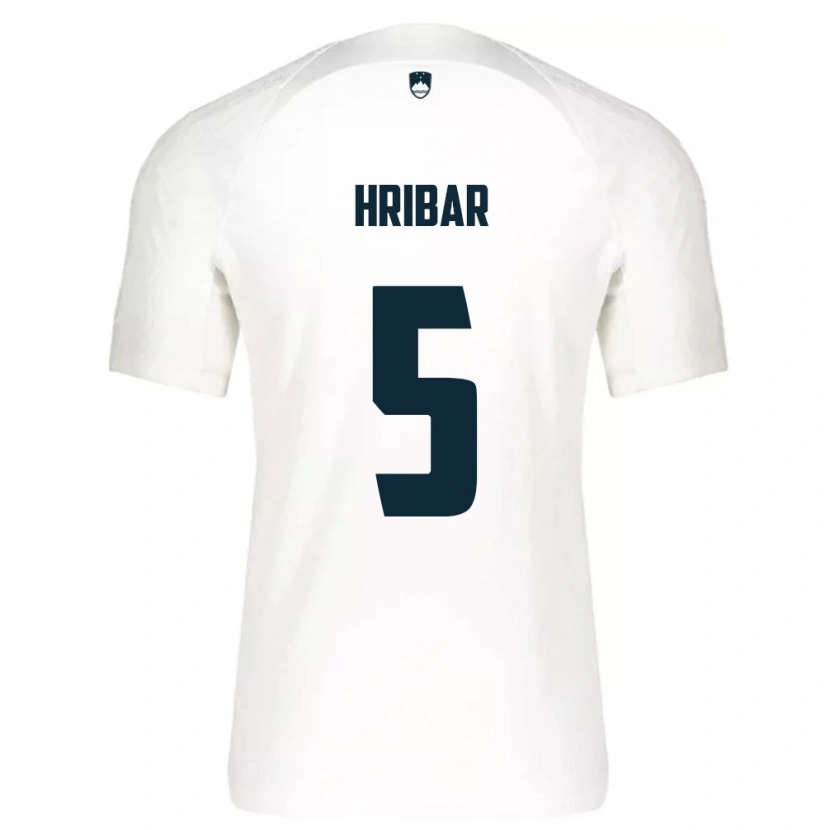 Danxen Kid Slovenia Gal Hribar #5 White Blue Home Jersey 26-28 T-Shirt