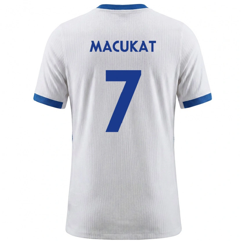 Danxen Kid Slovenia Ante Macukat #7 White Blue Home Jersey 26-28 T-Shirt
