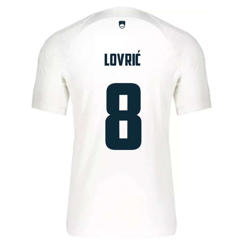 Danxen Kid Slovenia Sandi Lovrić #8 White Blue Home Jersey 26-28 T-Shirt