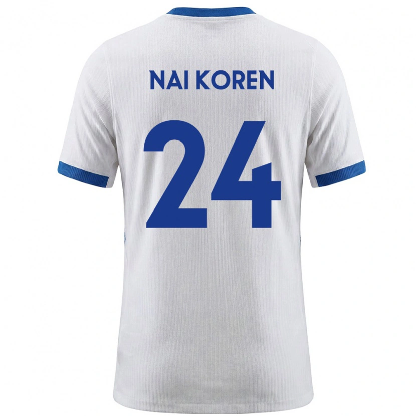 Danxen Kid Slovenia Tian Nai Koren #24 White Blue Home Jersey 26-28 T-Shirt