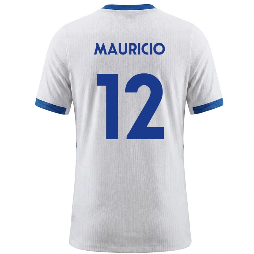 Danxen Kid Slovenia Zan Mauricio #12 White Blue Home Jersey 26-28 T-Shirt