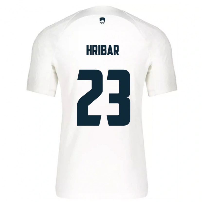 Danxen Kid Slovenia Lan Hribar #23 White Blue Home Jersey 26-28 T-Shirt