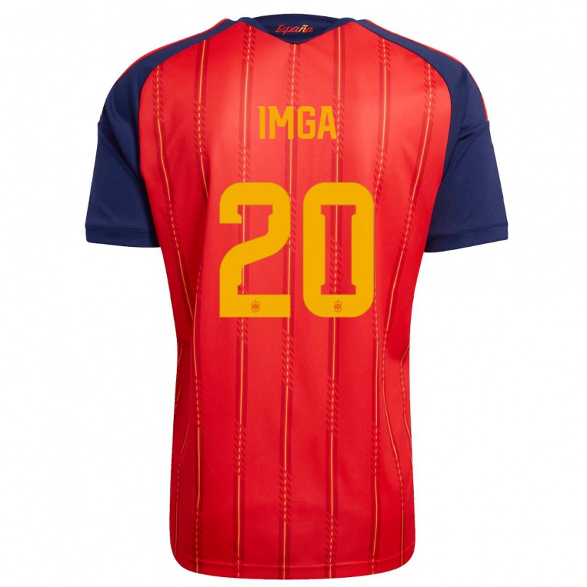 Danxen Kid Spain Christian Imga #20 Red Navy Yellow Home Jersey 26-28 T-Shirt