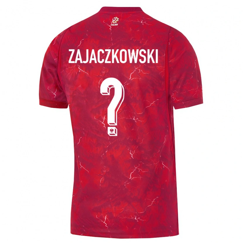Danxen Kid Poland Lukasz Zajaczkowski #0 Red White Away Jersey 26-28 T-Shirt
