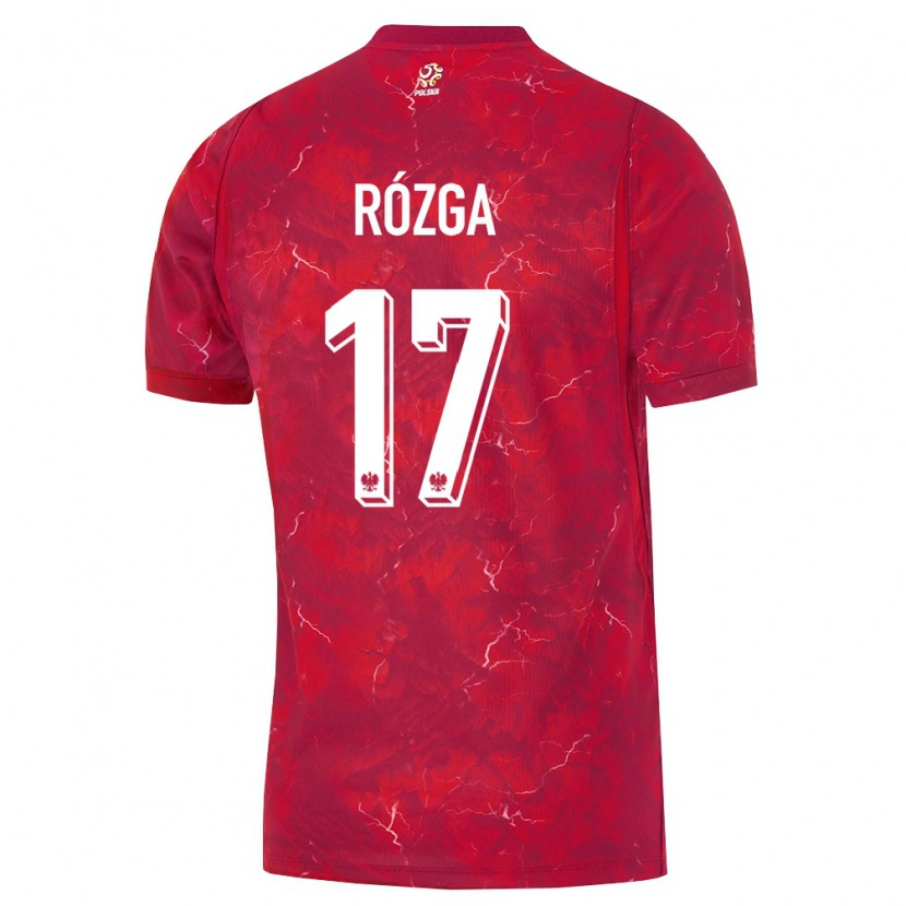 Danxen Kid Poland Filip Rózga #17 Red White Away Jersey 26-28 T-Shirt